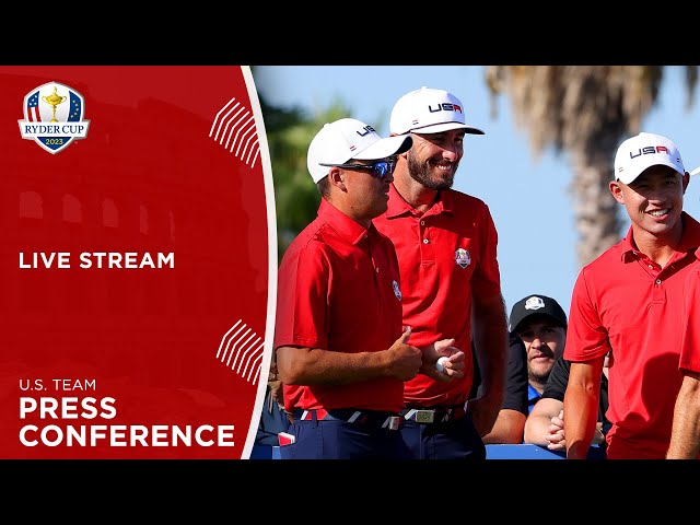 LIVE | Fowler, Morikawa, Homa, Clark Press Conference | 2023 Ryder Cup