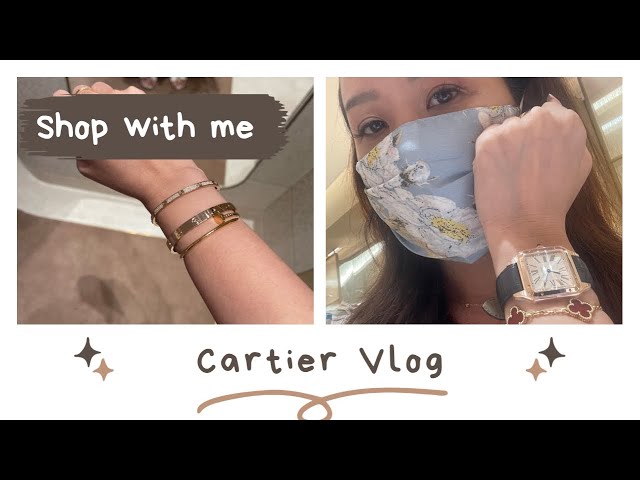 Cartier Shopping Vlog - Regular vs Small Love bracelet - 6 diamonds & pave, regular juc and more 🌟