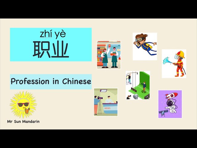 学中文, Profession in Chinese, 职业1, 汉语学习, Learn Chinese, Mr Sun Mandarin