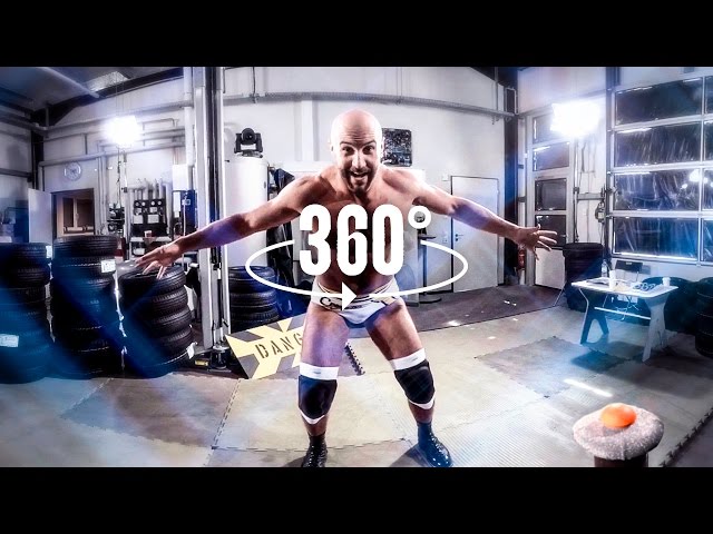 The WWE Pitstop at Vianor in 360 DEGREES!