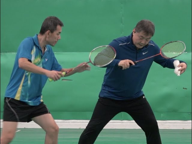 Badminton-Return Double Service Correction-You Must Do The Step One!