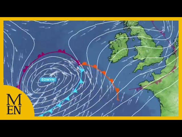 Met Office issues weather warnings as Storm Éowyn to batter UK with 'very strong winds'