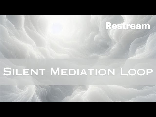 ⚪️ Silent Meditation Loop | White Energy Flow ⚪️