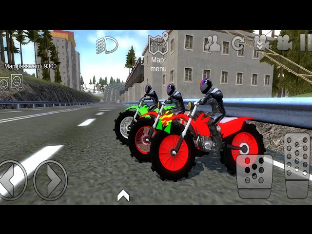 Offroad outlaws Online drit bike The rock park maps #3 pleyers mud ramps android gameplay