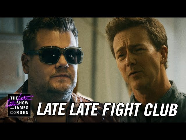 Edward Norton Ends James Corden's 'Fight Club'