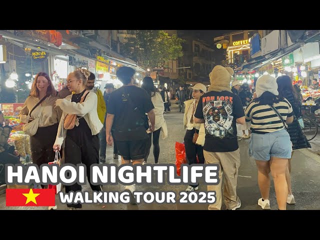 HANOI Night Walking Street 🇻🇳 Experience the vibrant Nightlife in VIETNAM