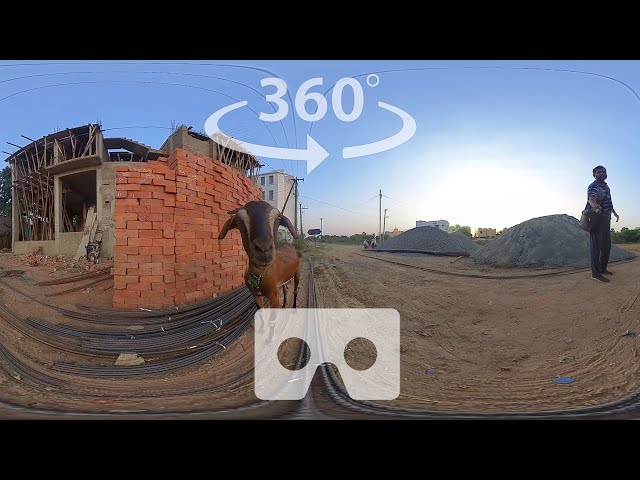 #Tamil #VR360 Duplex House Construction | Roof concrete Tamil | 360 Degree video | #Chennai