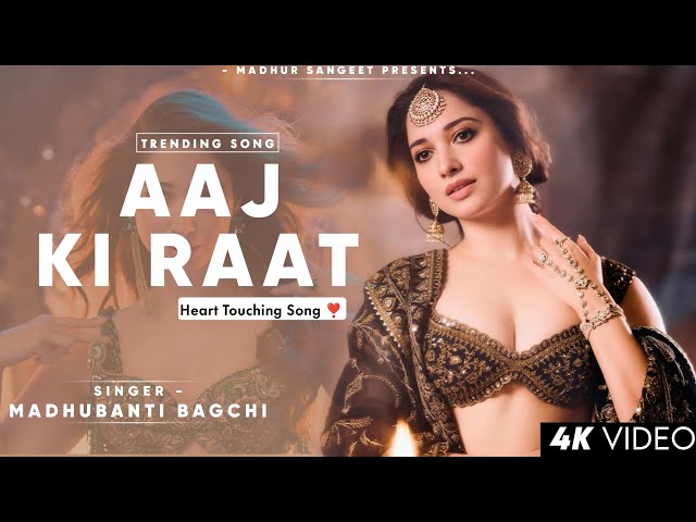 Aaj Ki Raat Maja Husn Ka Aankhon Se Lijiye (Lyrics) Madhubani Bagchi | Tamannaah Bhatia | Stree 2