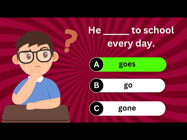 Can You Pass This 50-Question English Tenses Quiz? 90% Fail! (With Answers)