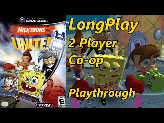 Nicktoons Unite! - Longplay 2 Player Co-op Full Game Walkthrough (No Commentary) Gamecube, Ps2, Xbox