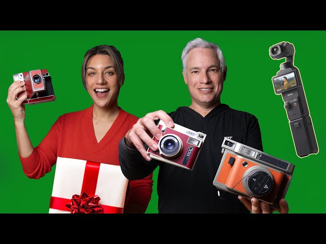 GIFTS for PHOTOGRAPHERS! Cameras & gadgets you'll LOVE!