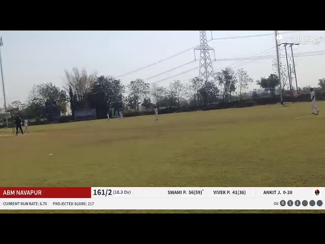 ABM Navapur vs FFC NBR Live Cricket Match |  Live - Pavan Cricket Ground Navapur