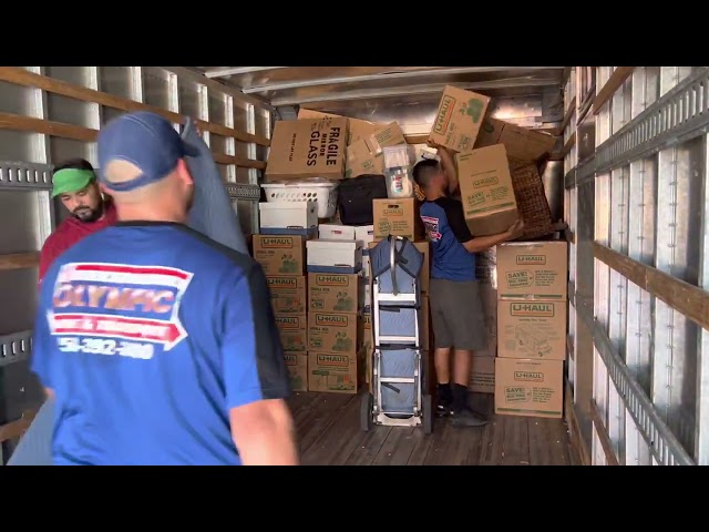 Excellent unload by the best moving crew in California