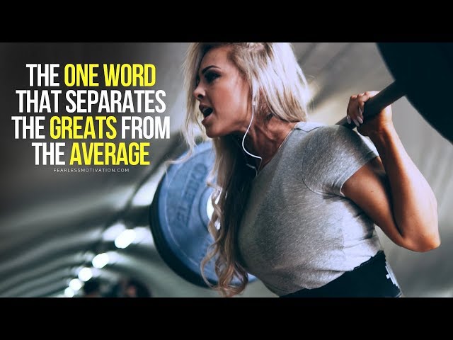 DISCIPLINE: The ONE WORD That Makes A Big Difference - (Motivational Speech)