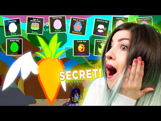 EGG HUNT and SECRET PET in ROBLOX Bubble Gum Simulator!