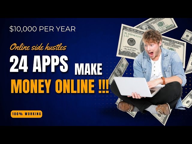 💰Top 24 Apps To Make Money Online In 2024 | Side Hustle Jobs🚀🚀🚀