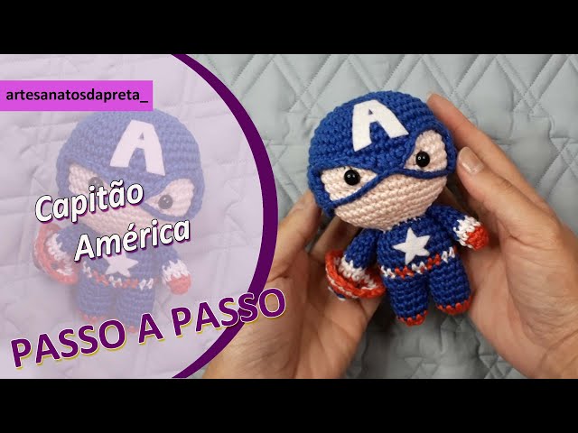 😍 AMAZING! Captain America /Amigurumi / Crochet