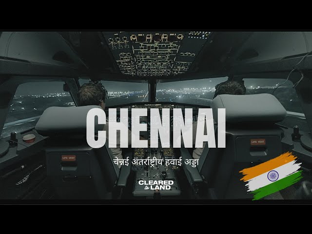 CHENNAI | AIRBUS A320 LANDING 4K