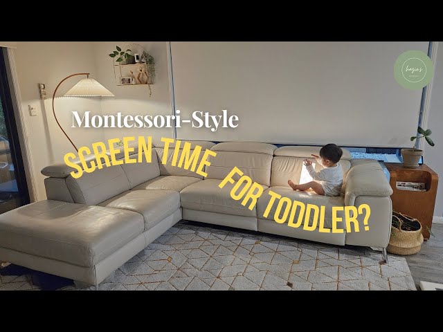 How to introduce SCREEN TIME for toddlers at home | How we Montessori home