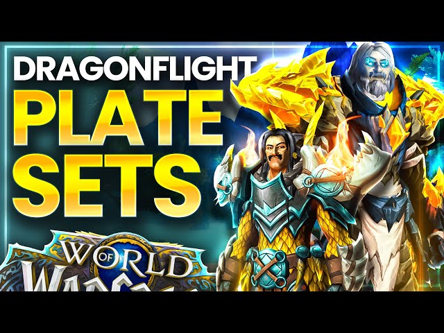 Dragonflight Plate Armor Sets | Ingame Preview | Tier Sets, PvP & Quest Sets  | WoW Dragonflight