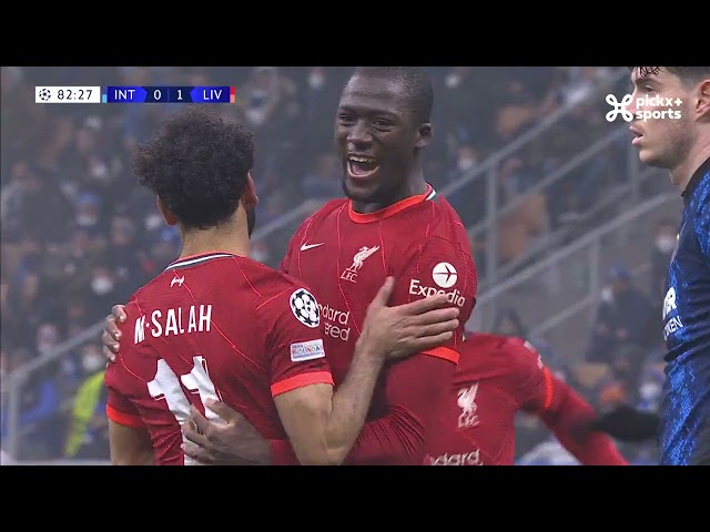 Champions League 16/02/2022 / Goal Mohamed Salah against Inter Milan