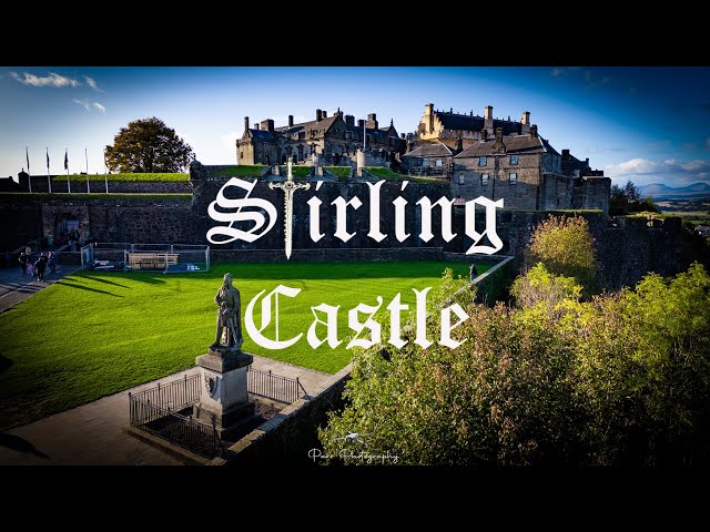 Stirling Castle and Church of the Holy Rude  | Star Pyramid  | DJI Mini 4 Pro | 4K 60fps