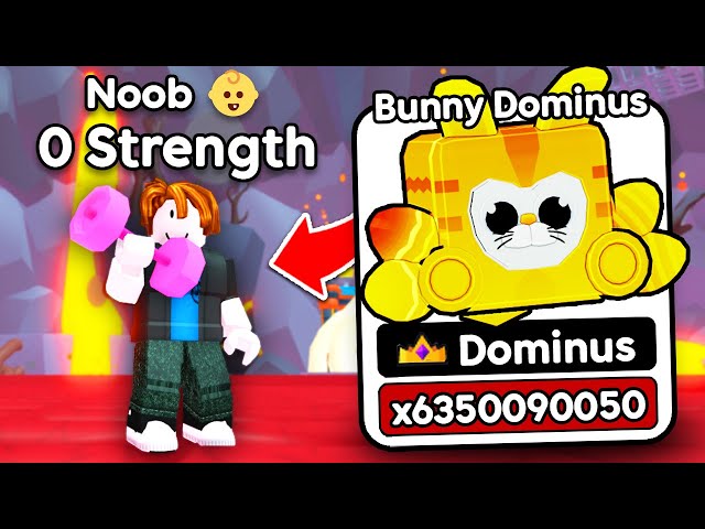 Starting Over as NOOB with NEW STRONGEST PET in Arm Wrestling Simulator! (Roblox)