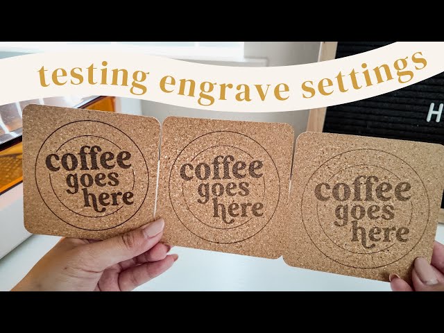 How to use the Glowforge Spark to Engrave Cork!