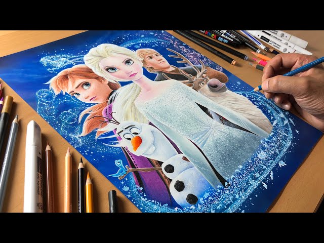 Frozen 2 Artwork - Timelapse | Artology