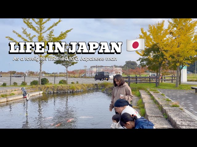 Life in Japan: Haircut, lunch, roadside station, beautiful and relaxing place, koi fish, family life