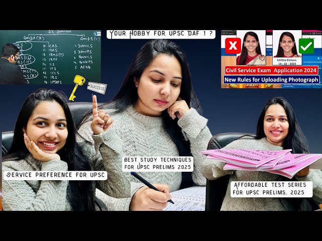 Best way to complete daily targets for upsc 2025 |Hobbies, Cadre and Service allocation for UPSC