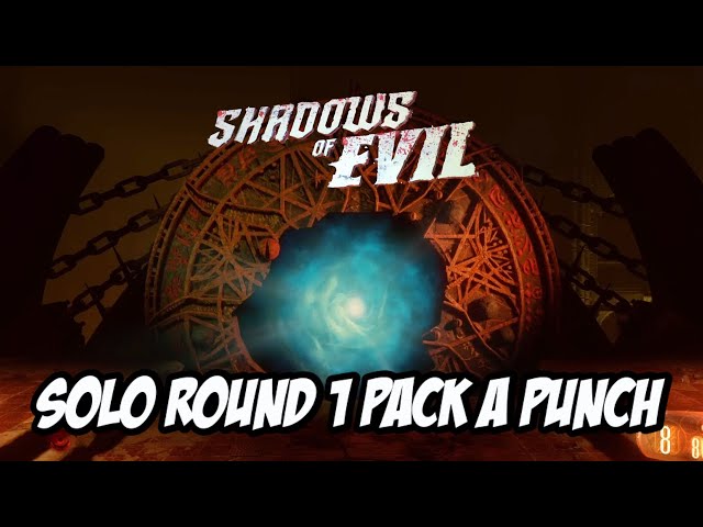 Pack a Punch Round 1 Solo in Shadows of Evil Zombies! Ultimate Guide!