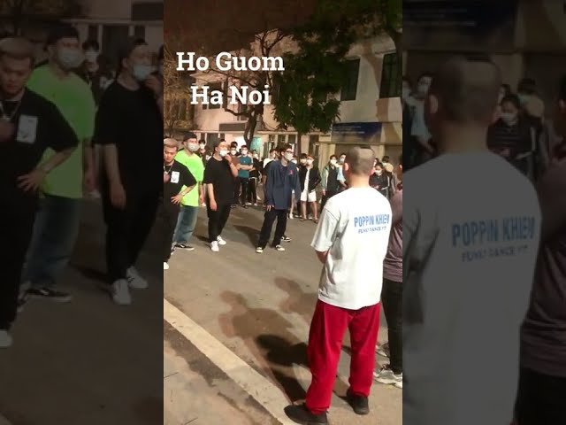 Popping Dance Battle - Guom Lake (Hanoi walking street)