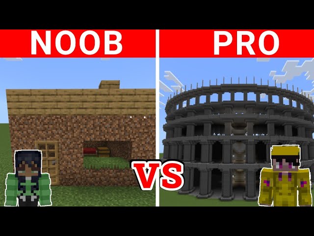 NOOB Vs HACKER: I Cheated In A Minecraft Build Challenge (Minecraft)