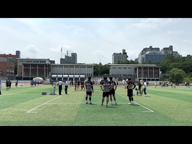 제12회 서초구 구청장기 족구대회 예선전 성남한성 vs 동대문황소 21점 단세트