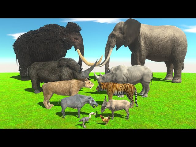 Prehistoric Mammals VS Modern Itself - Who is Stronger ?