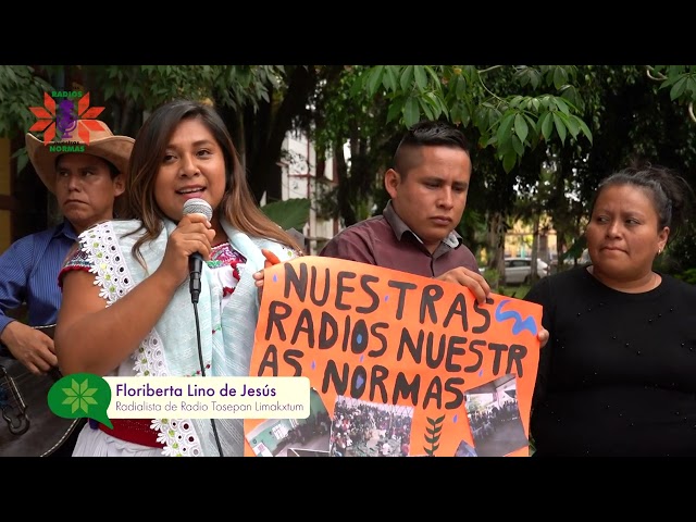 Radio Tosepan en la sede del Tribunal Electoral del Poder Judicial de la Federación