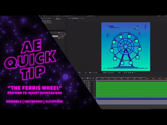 After Effects Quick Tip: Rigging a Ferris Wheel