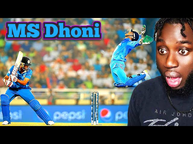 American Soccer Player Reacts To Ms Dhoni Instant Wicket Keeping