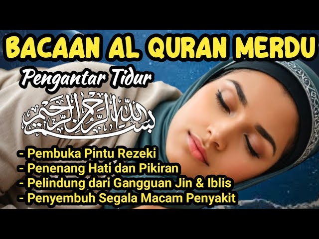 Bacaan Al quran Pengantar Tidur Surat Yasin, Al Mulk, Ar Rahman, Al Waqiah Penenang Hati dan Pikiran