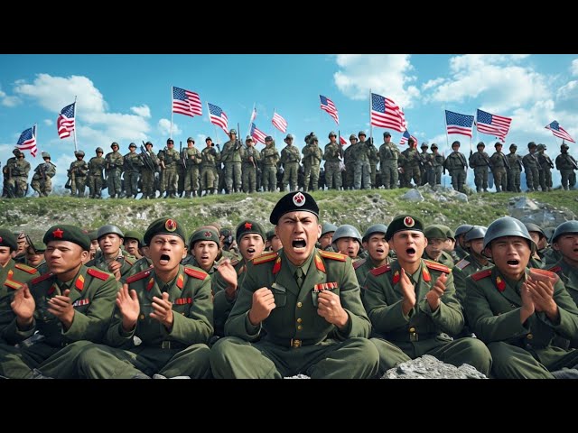 War today! 25,000 elite North Korean soldiers trying to enter US territory ends in tragedy