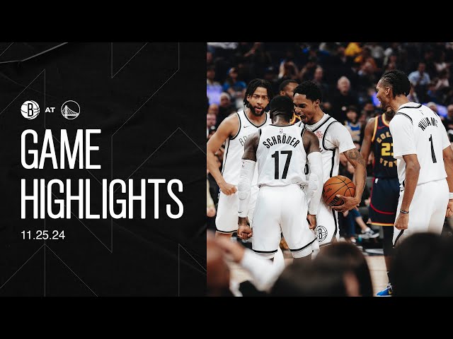 Golden State Warriors vs. Brooklyn Nets - Game Highlights