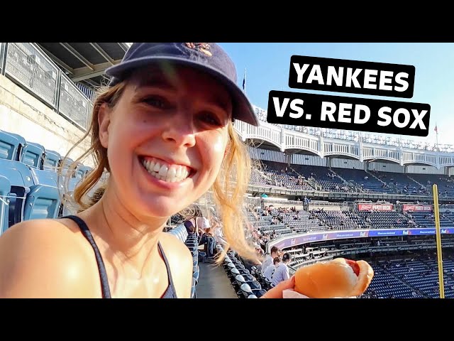 We saw a YANKEES VS. RED SOX Game!