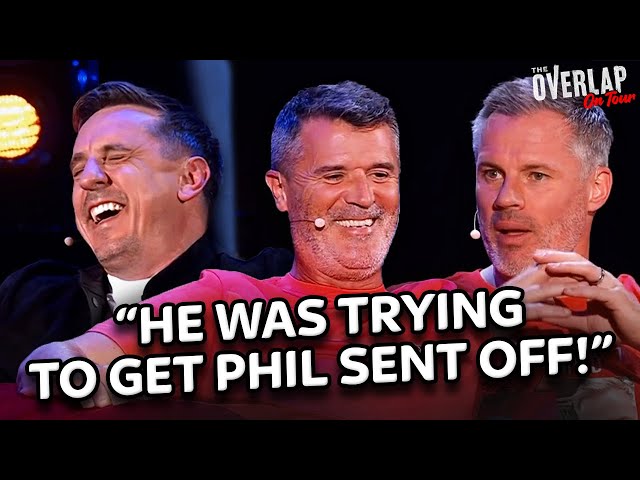 Roy Keane makes HILARIOUS Accusation against Gary Neville 😂 | The Overlap On Tour