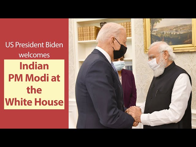 US President Biden welcomes Indian Prime Minister Modi at the White House | PMO