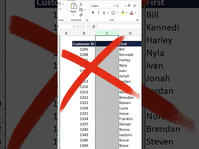 SWITCH Columns in Seconds in Microsoft Excel! #shorts #excel #office