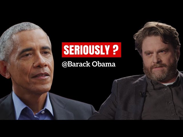 What Is It Like To Be The Last Black President ? Barack Obama Interview With Zach Galifianakis