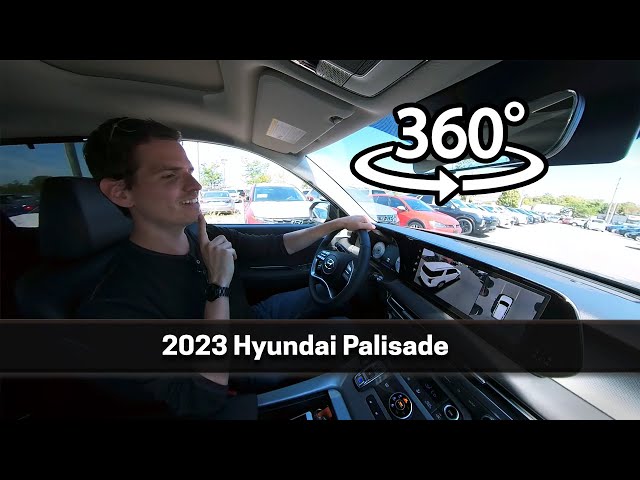 2023 Hyundai Palisade Interior and Test Drive