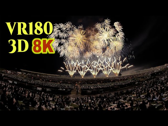 [ Hyperstereoscopy 3D VR180 ]超立体 3D花火「長岡まつり大花火大会 2023」3D FireWorks at NAGAOKA