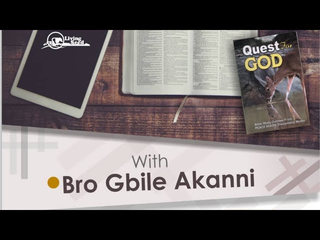 Bible Study With Brother Gbile Akanni